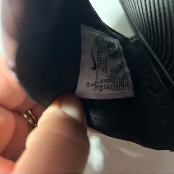 Nike Victori One Sports Slide Print Black White CN9678 006 Beach Sandals Size 8 - Picture 5 of 5